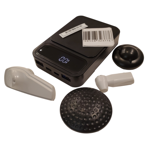 Built-in jammer combined with Powerbank electronics.